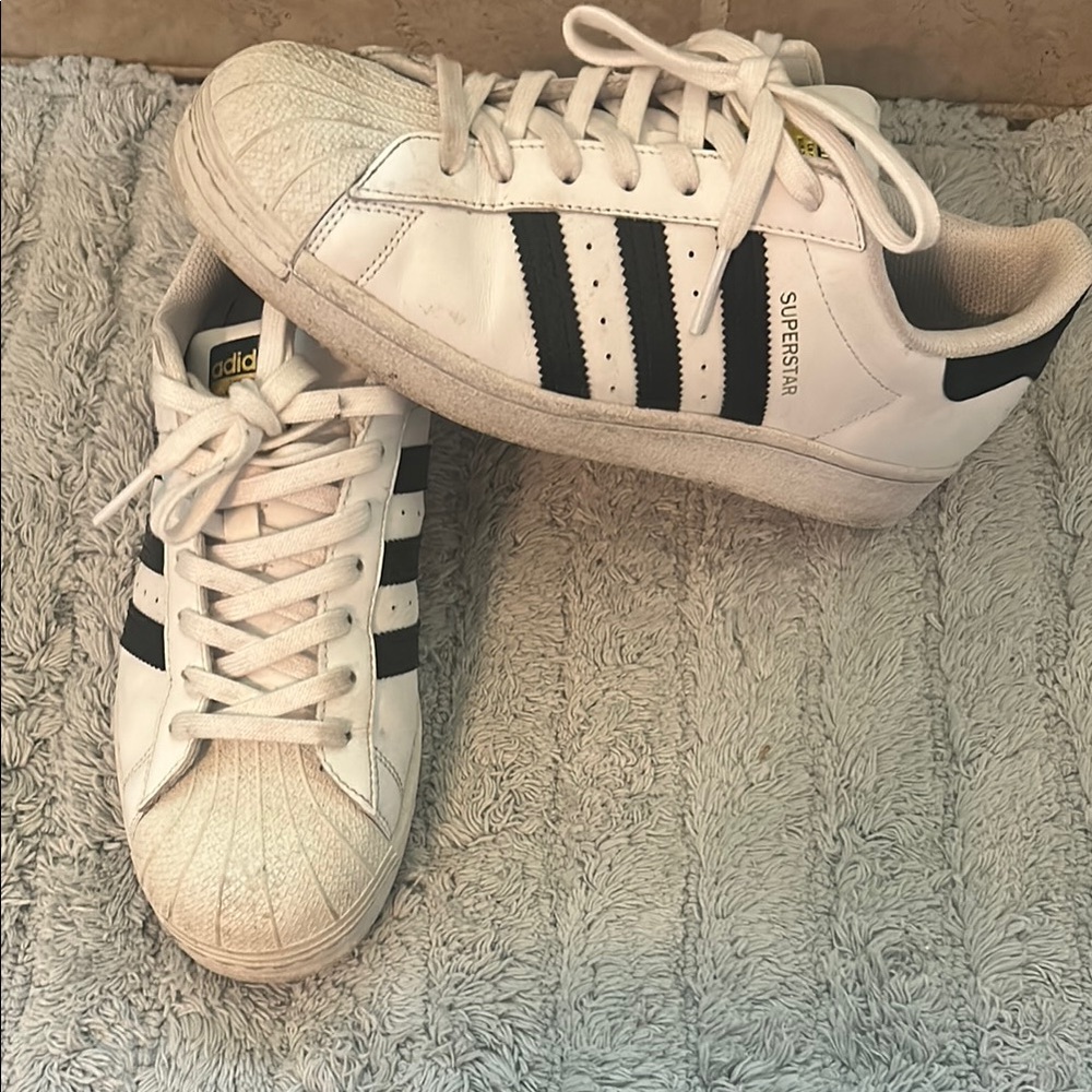 Adidas White and Black Sneakers